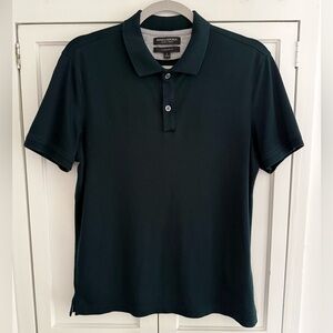 Banana Republic S Luxury Touch Standard Fit Polo Deep Forest Green